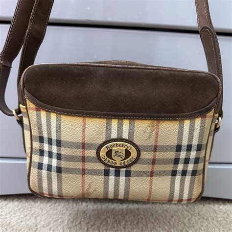 old burberry bag|authentic vintage burberry bag.